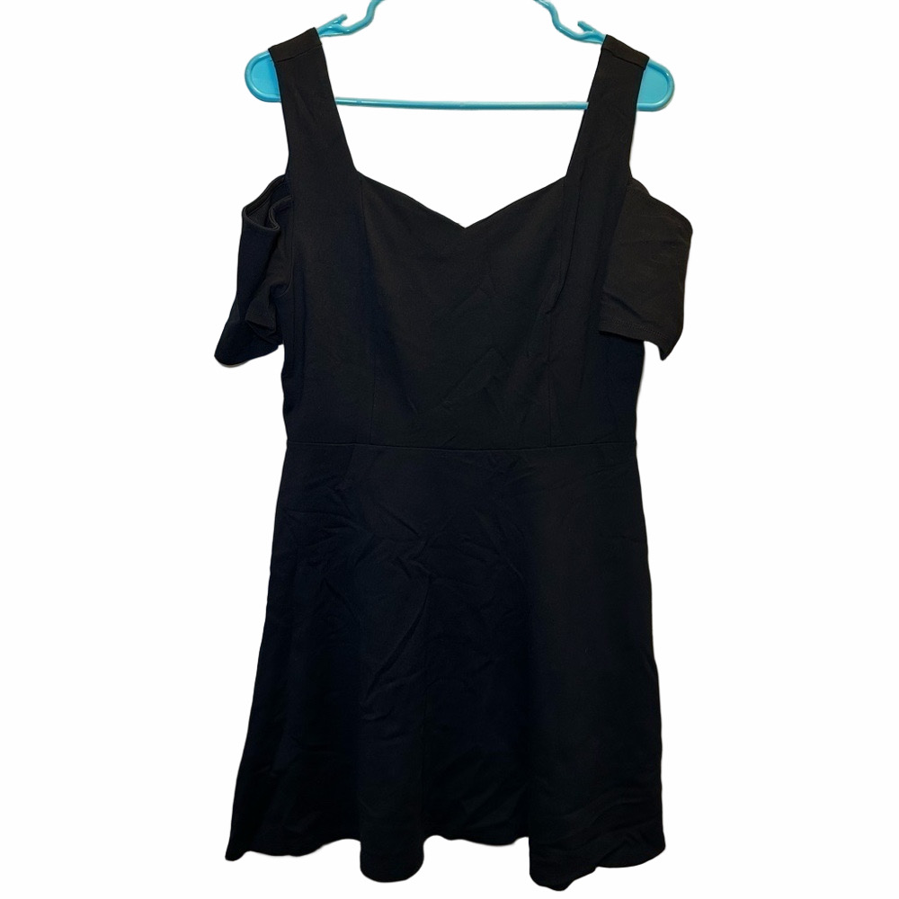 MONTEAU Black Half Sleeves Dress Size XLarge Style 58777